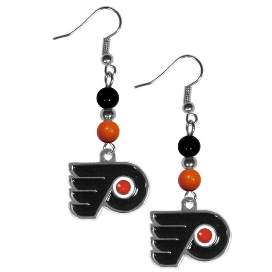 Philadelphia Flyers�� Fan Bead Dangle Earrings (SSKG) - 757 Sports Collectibles