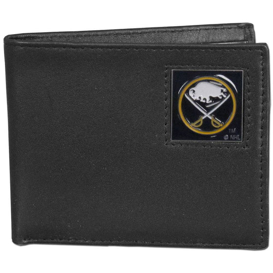 Buffalo Sabres�� Leather Bi-fold Wallet Packaged in Gift Box (SSKG) - 757 Sports Collectibles