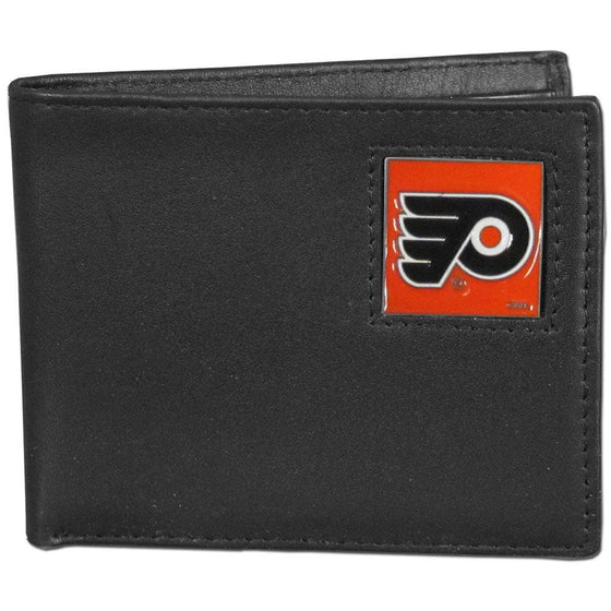 Philadelphia Flyers�� Leather Bi-fold Wallet Packaged in Gift Box (SSKG) - 757 Sports Collectibles