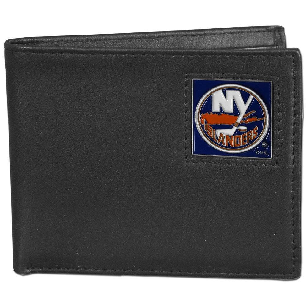 New York Islanders�� Leather Bi-fold Wallet Packaged in Gift Box (SSKG) - 757 Sports Collectibles
