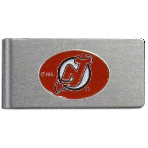 New Jersey Devils�� Brushed Metal Money Clip (SSKG) - 757 Sports Collectibles