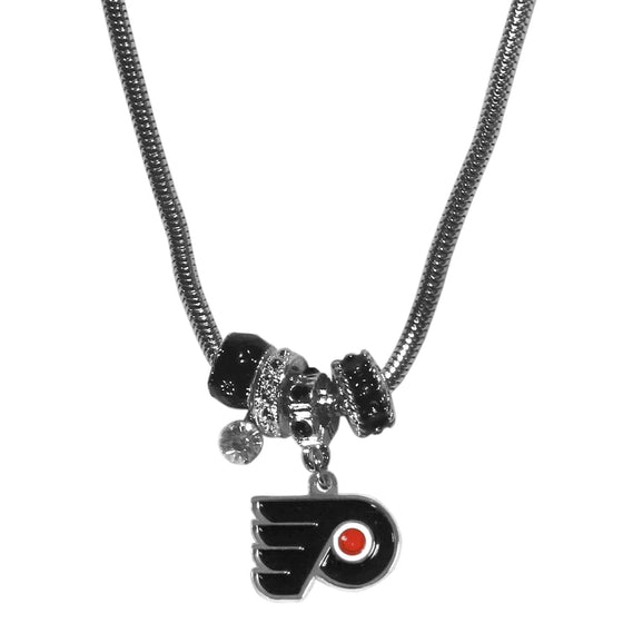 Philadelphia Flyers�� Euro Bead Necklace (SSKG) - 757 Sports Collectibles