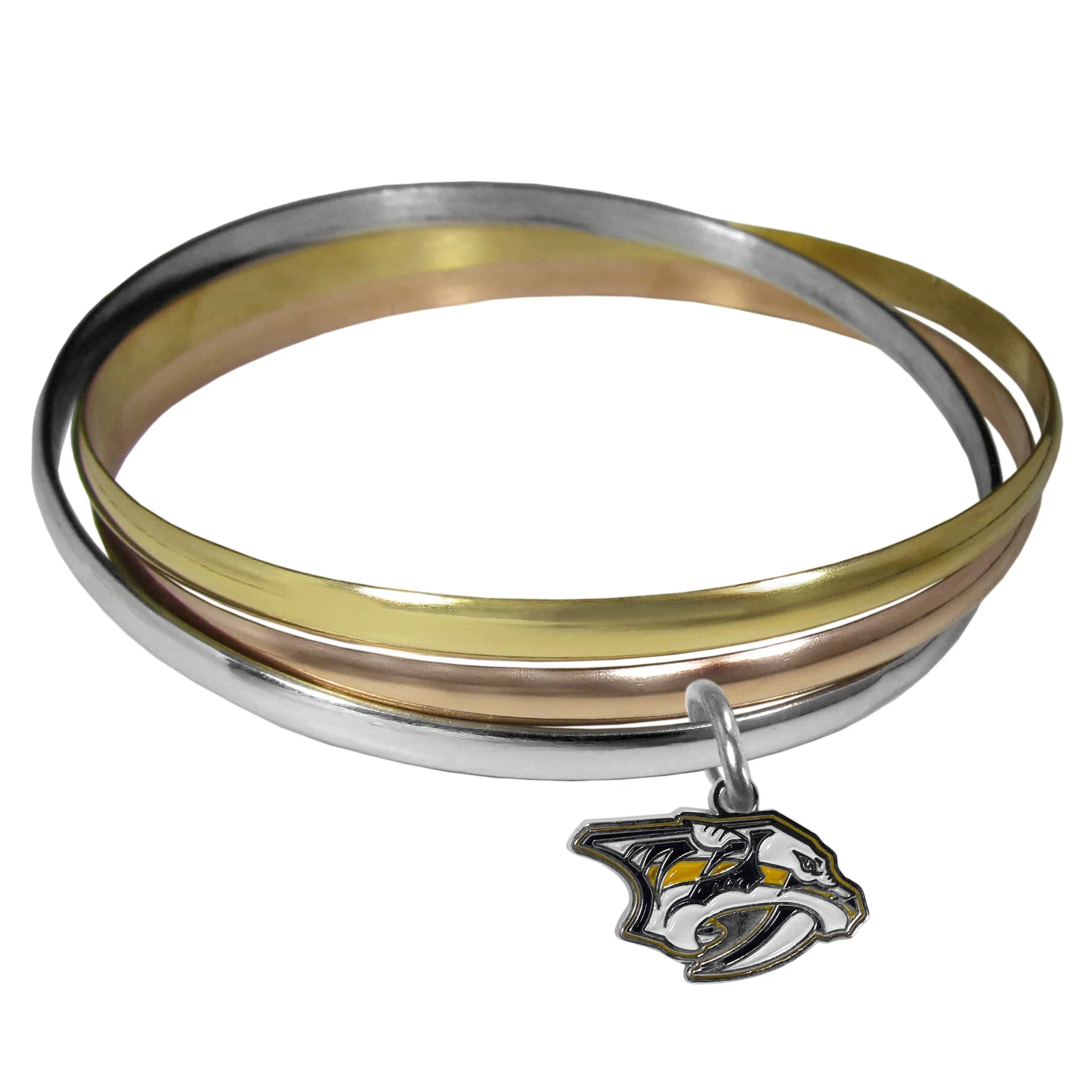 Nashville Predators Tri-color Bangle Bracelet