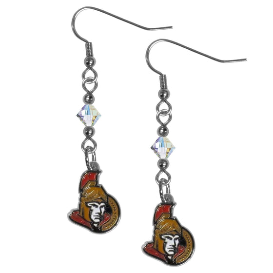 Ottawa Senators�� Crystal Dangle Earrings (SSKG) - 757 Sports Collectibles