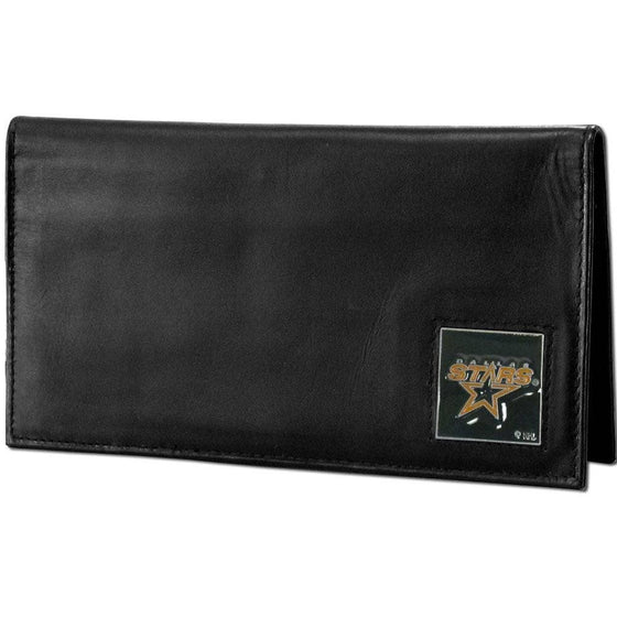 Dallas Stars��� Deluxe Leather Checkbook Cover (SSKG) - 757 Sports Collectibles