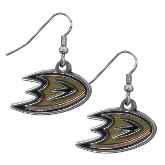 Anaheim Ducks�� Chrome Dangle Earrings (SSKG) - 757 Sports Collectibles