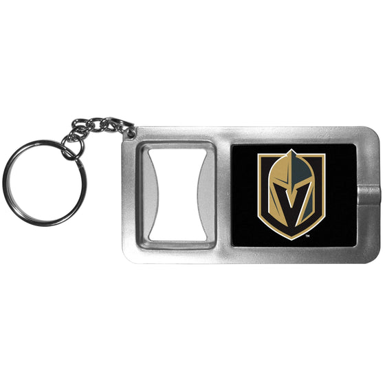 Las Vegas Golden Knights�� Flashlight Key Chain with Bottle Opener (SSKG) - 757 Sports Collectibles