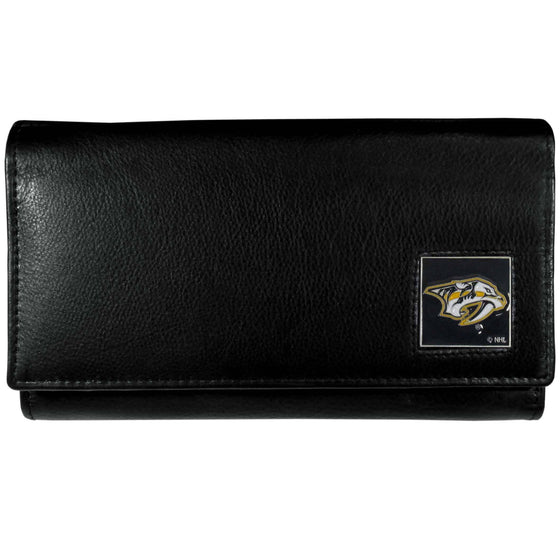 Nashville Predators�� Leather Women's Wallet (SSKG) - 757 Sports Collectibles