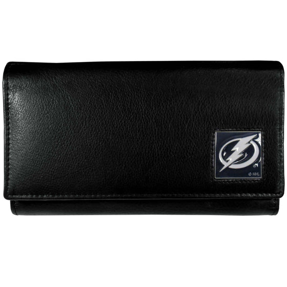 Tampa Bay Lightning�� Leather Women's Wallet (SSKG) - 757 Sports Collectibles