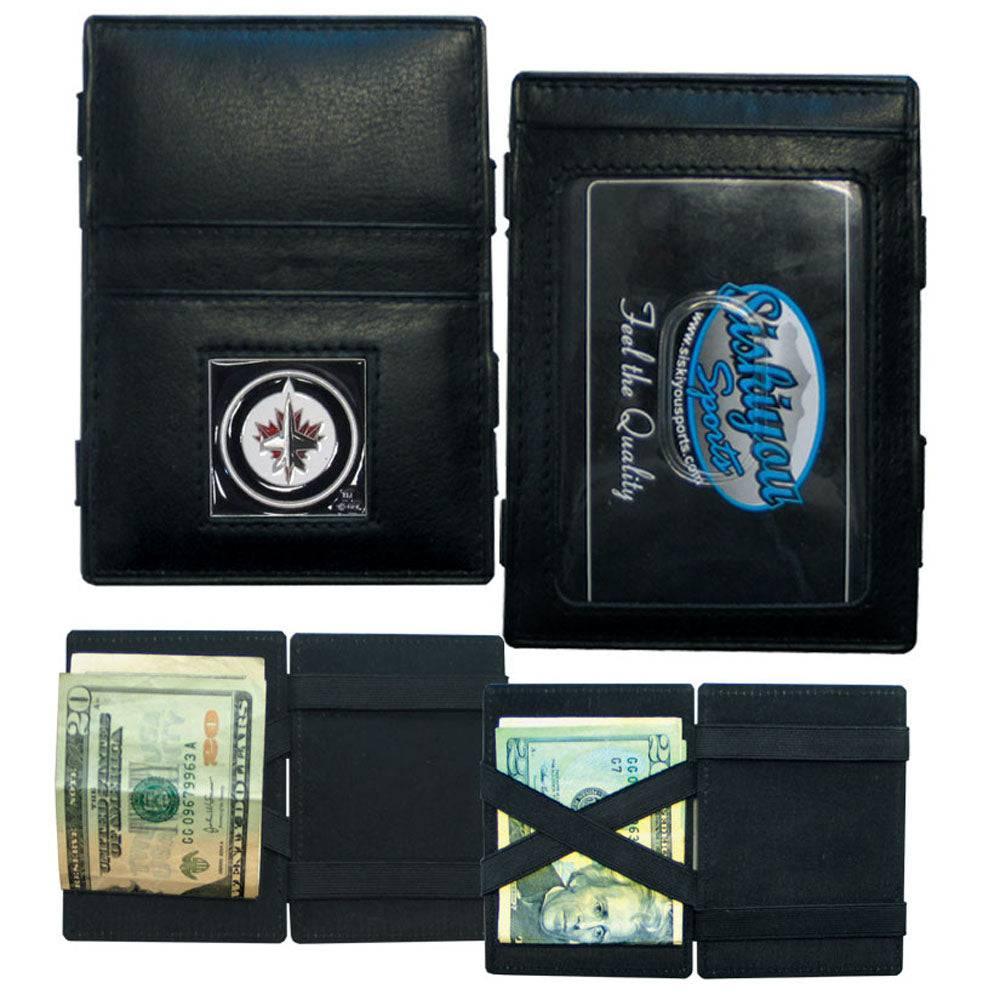 Winnipeg Jets��� Leather Jacob's Ladder Wallet (SSKG) - 757 Sports Collectibles