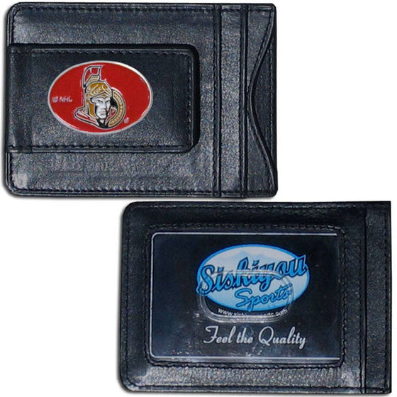 Ottawa Senators�� Leather Cash & Cardholder (SSKG) - 757 Sports Collectibles