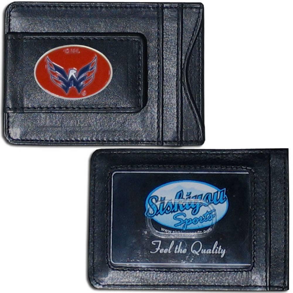 Washington Capitals�� Leather Cash & Cardholder (SSKG) - 757 Sports Collectibles