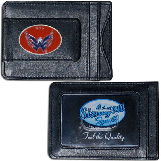 Washington Capitals�� Leather Cash & Cardholder (SSKG) - 757 Sports Collectibles