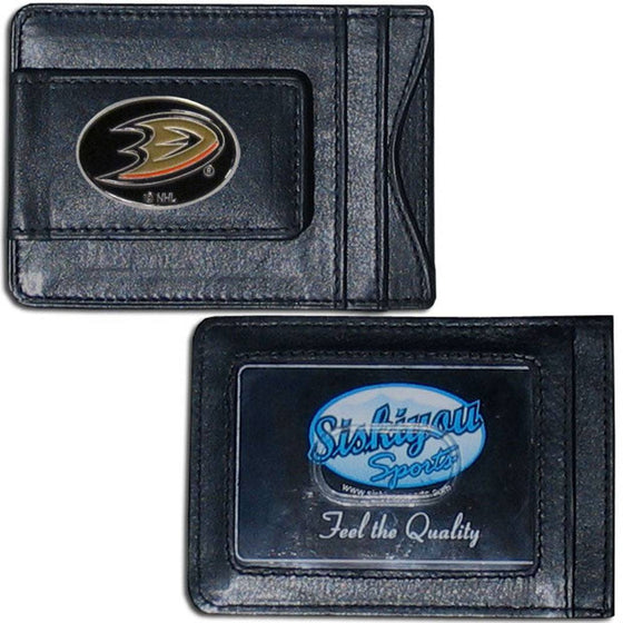 Anaheim Ducks�� Leather Cash & Cardholder (SSKG) - 757 Sports Collectibles