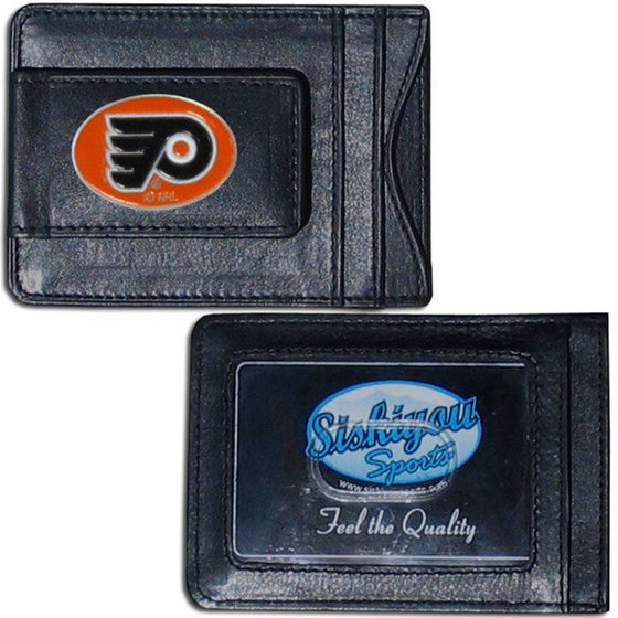 Philadelphia Flyers�� Leather Cash & Cardholder (SSKG) - 757 Sports Collectibles