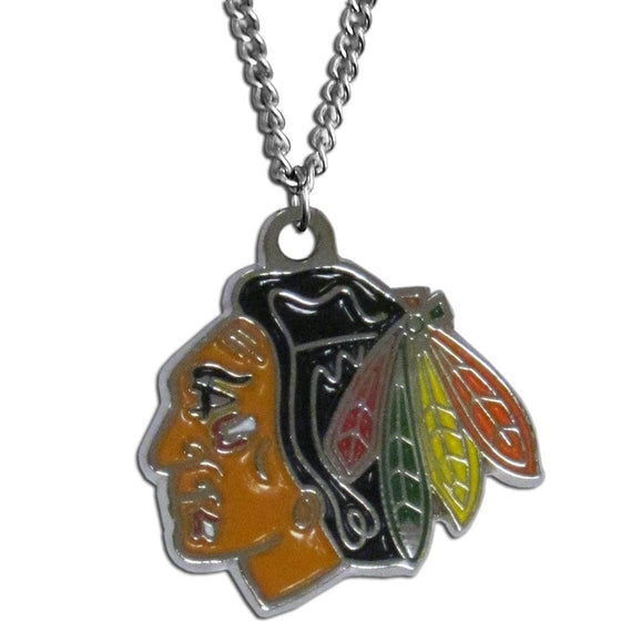 Chicago Blackhawks�� Chain Necklace (SSKG) - 757 Sports Collectibles