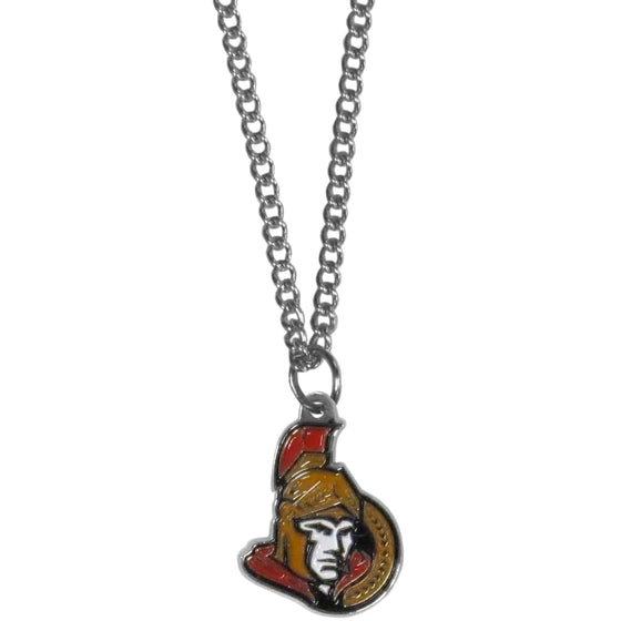 Ottawa Senators�� Chain Necklace with Small Charm (SSKG) - 757 Sports Collectibles
