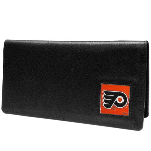 Philadelphia Flyers�� Leather Checkbook Cover (SSKG) - 757 Sports Collectibles