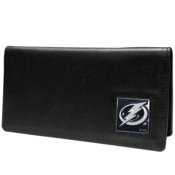 Tampa Bay Lightning�� Leather Checkbook Cover (SSKG) - 757 Sports Collectibles