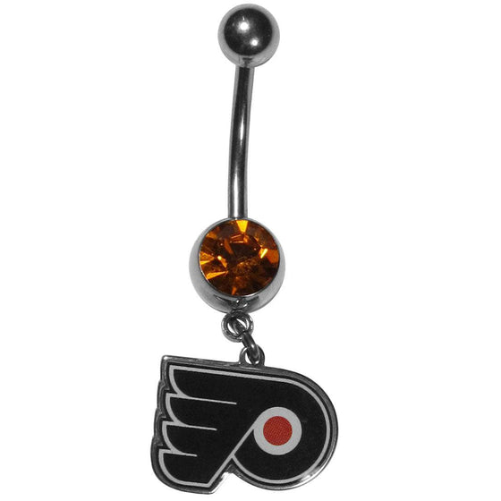 Philadelphia Flyers�� Steel Navel Ring (SSKG) - 757 Sports Collectibles