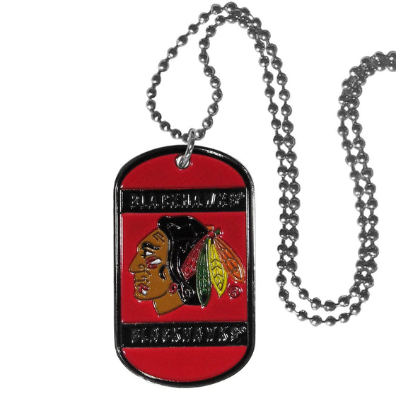 Chicago Blackhawks�� Tag Necklace (SSKG) - 757 Sports Collectibles