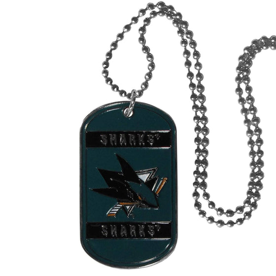 San Jose Sharks�� Tag Necklace (SSKG) - 757 Sports Collectibles