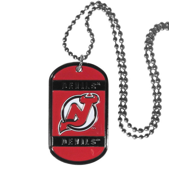 New Jersey Devils�� Tag Necklace (SSKG) - 757 Sports Collectibles