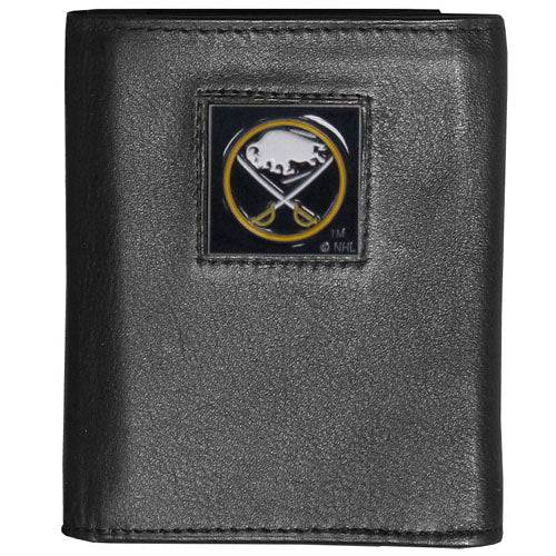 Buffalo Sabres�� Deluxe Leather Tri-fold Wallet (SSKG) - 757 Sports Collectibles