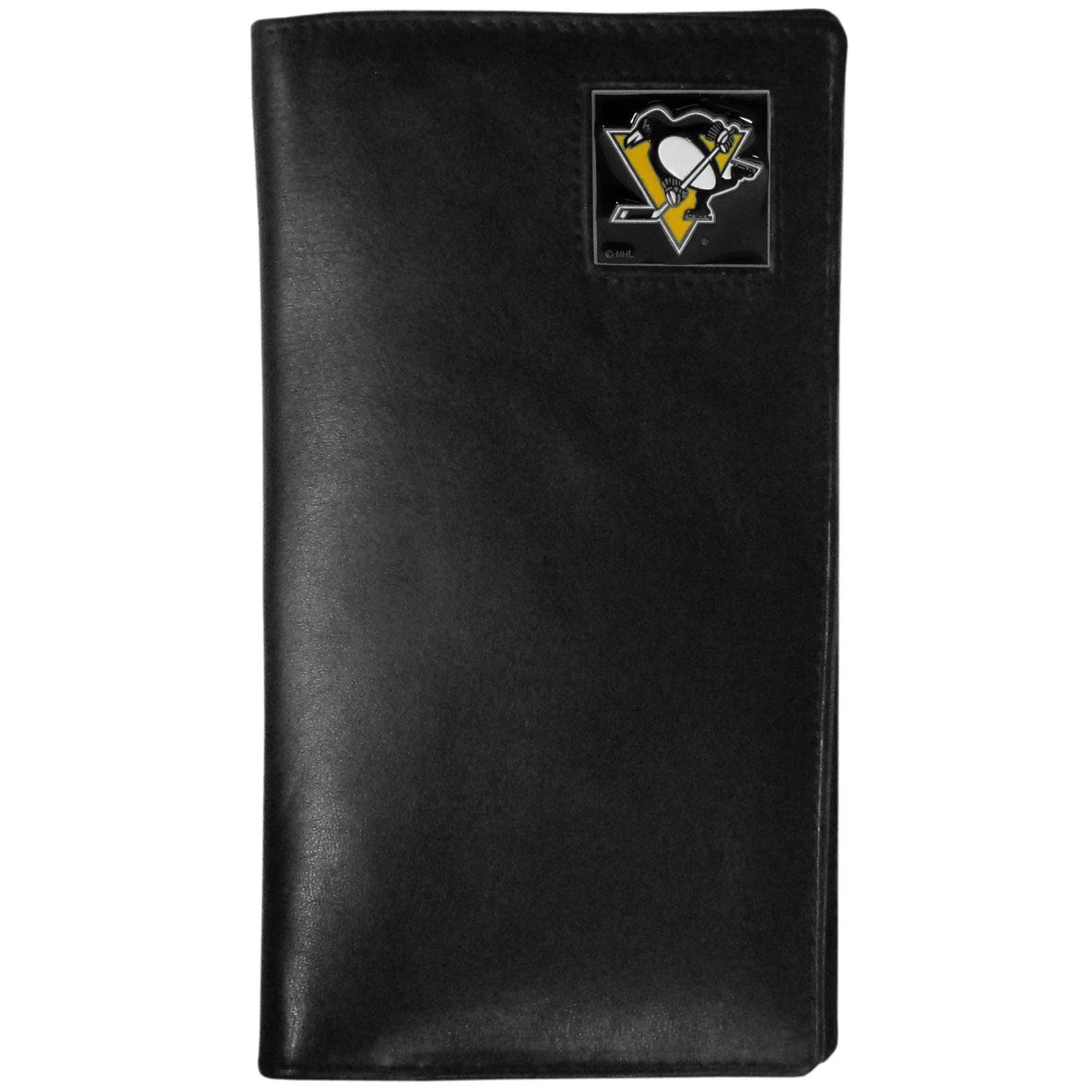 Pittsburgh Penguins�� Leather Tall Wallet (SSKG) - 757 Sports Collectibles