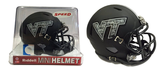 NCAA Virginia Tech VT Hokies Hokie Stone Battle at Bristol Speed Mini Helmet - 757 Sports Collectibles