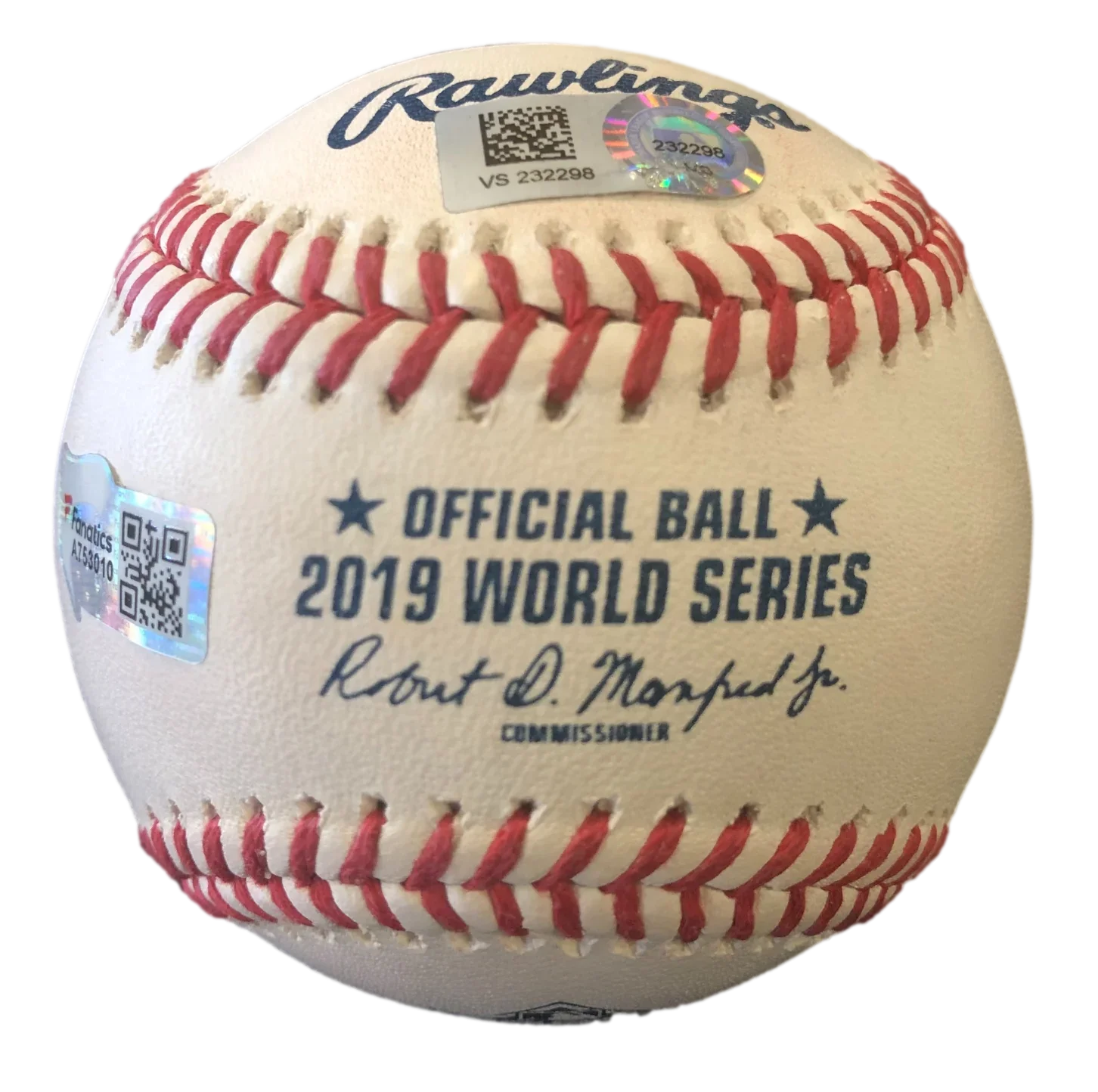 Washington Nationals Juan Soto Signed Auto Official 2019 World Series Baseball - MLB Hologram - Fanatics Hologram - 757 Sports Collectibles