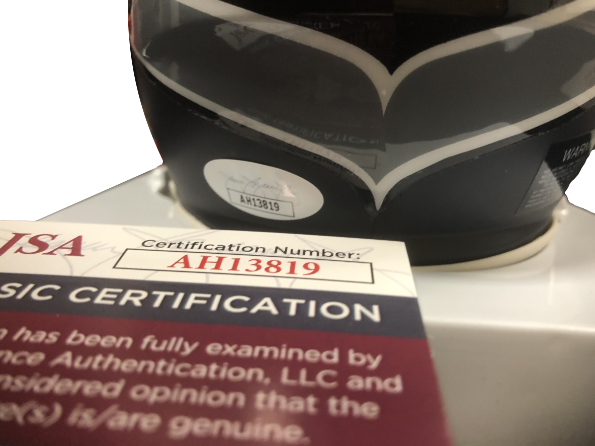 Seattle Seahawks Kam Chancellor Signed Auto Mini Helmet  - JSA COA - 757 Sports Collectibles