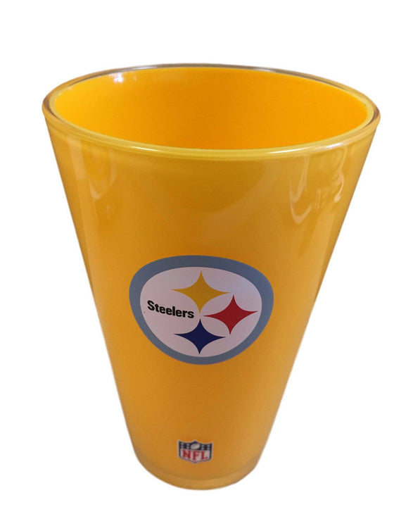 NFL Pittsburgh Steelers 16 oz Acrylic Tumbler Cup (Yellow) - 757 Sports Collectibles