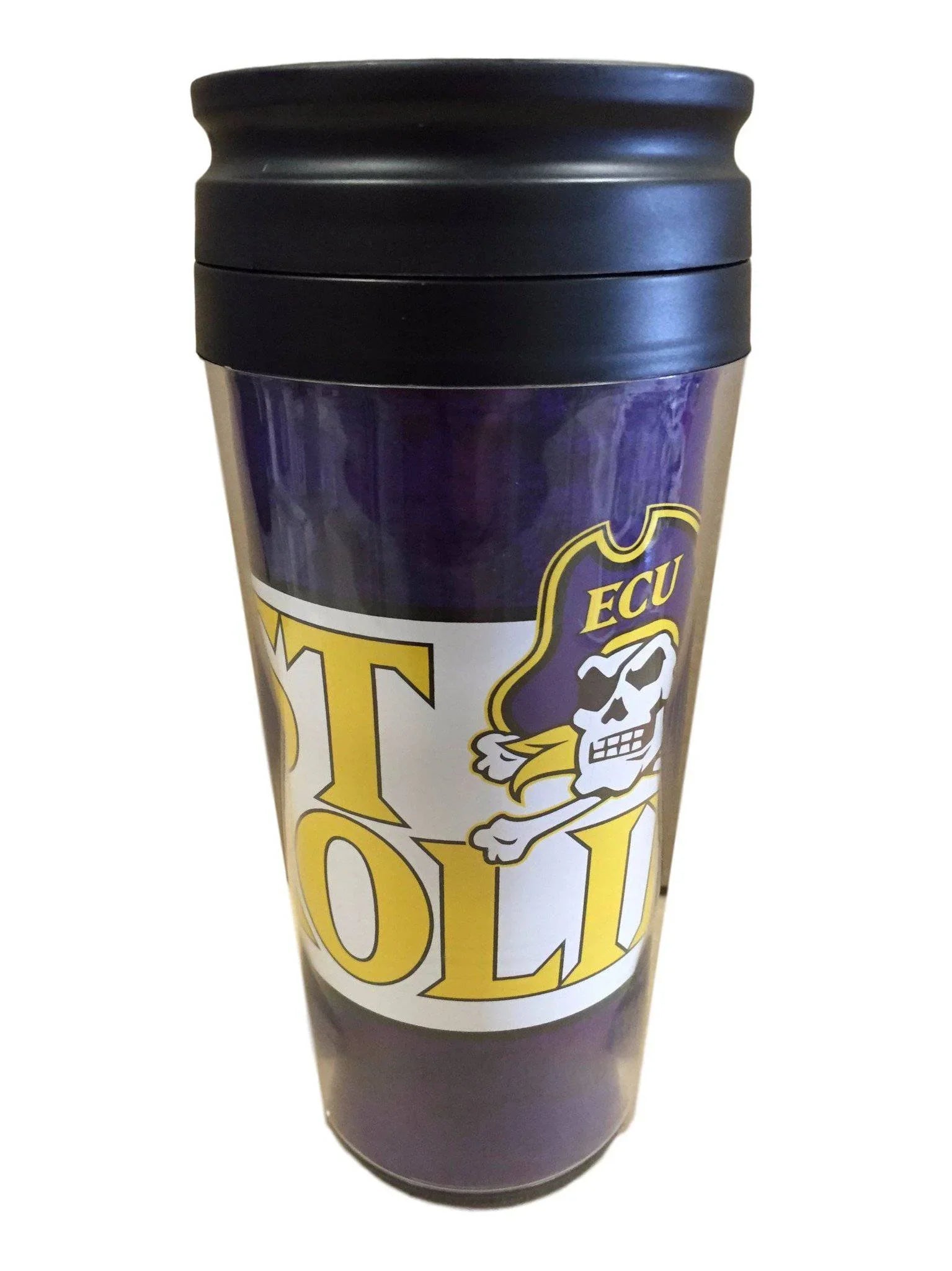 NCAA East Carolina ECU Pirates Acrylic Travel Tumbler with Slider Lid - 757 Sports Collectibles