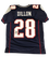 New England Patriots Corey Dillon Signed Auto Custom Navy Jersey Schwartz COA - 757 Sports Collectibles