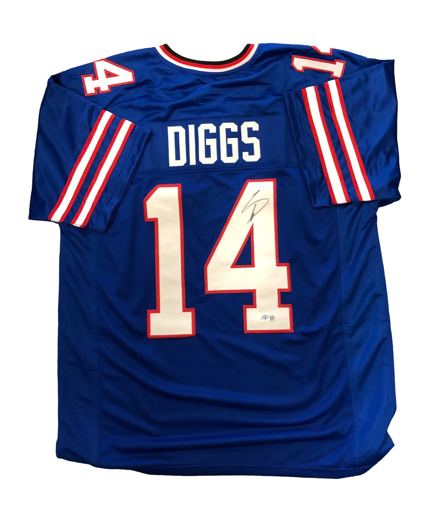 Buffalo Bills Stefon Diggs Signed Auto Custom Blue Jersey BAS COA - 757 Sports Collectibles