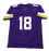 Minnesota Vikings Justin Jefferson Signed Auto Custom Purple Jersey BAS COA - 757 Sports Collectibles