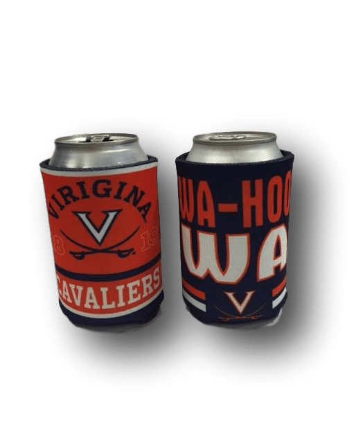 NCAA Virginia UVA Cavaliers Wahoowa #1 2-Sided Neoprene Can Cooler Koozie - 757 Sports Collectibles