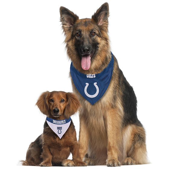 Indianapolis Colts Reversible Bandana Pets First - 757 Sports Collectibles