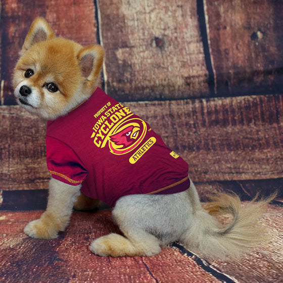 Iowa State Cyclones Dog Tee Shirt Pets First - 757 Sports Collectibles