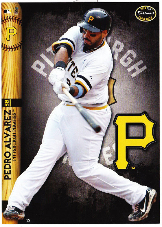MLB Pittsburgh Pirates Pedro Alvarez Fathead Tradeable Decal Sticker 5x7 - 757 Sports Collectibles