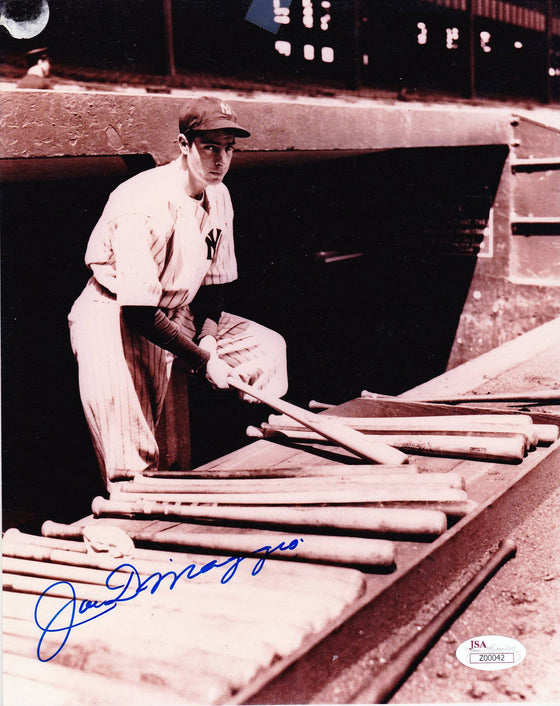 Joe Dimaggio New York Yankees Autographed Signed 8x10 Photo JSA LOA Z00042 - 757 Sports Collectibles