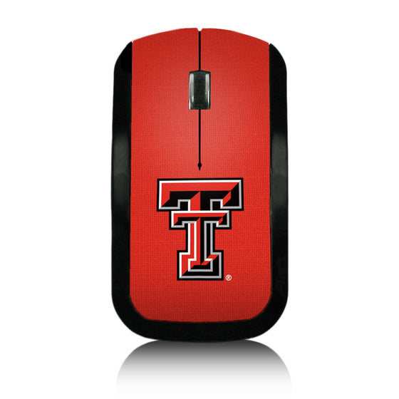 Texas Tech Red Raiders Solid Wireless USB Mouse-0