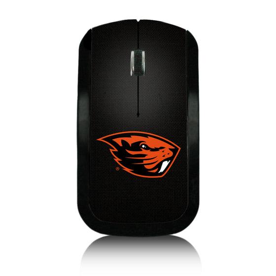 Oregon State Beavers Solid Wireless USB Mouse-0