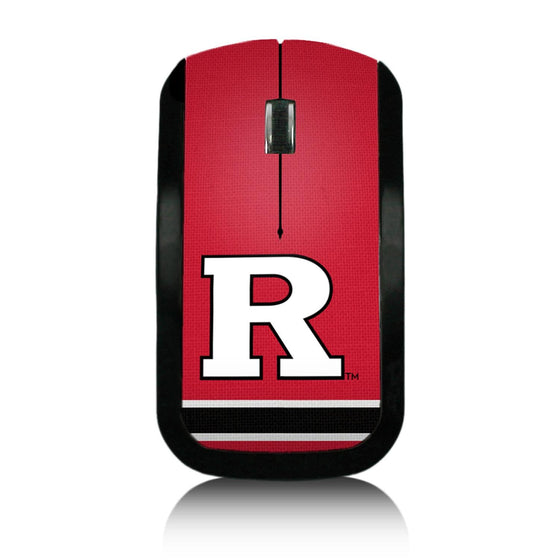 Rutgers Scarlet Knights Stripe Wireless Mouse-0