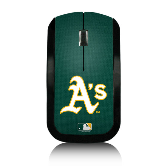 Oakland Athletics Athletics Solid Wireless USB Mouse - 757 Sports Collectibles