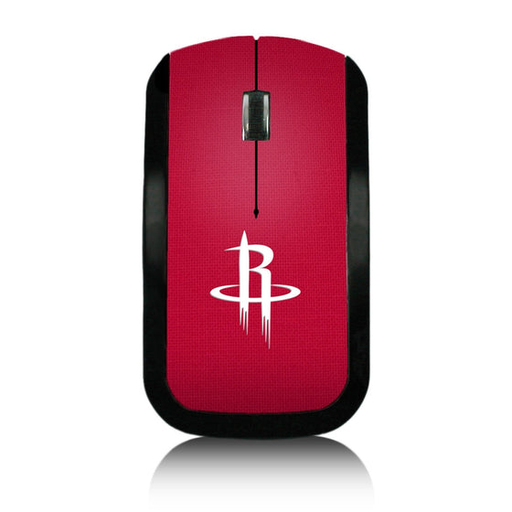 Houston Rockets Solid Wireless Mouse-0