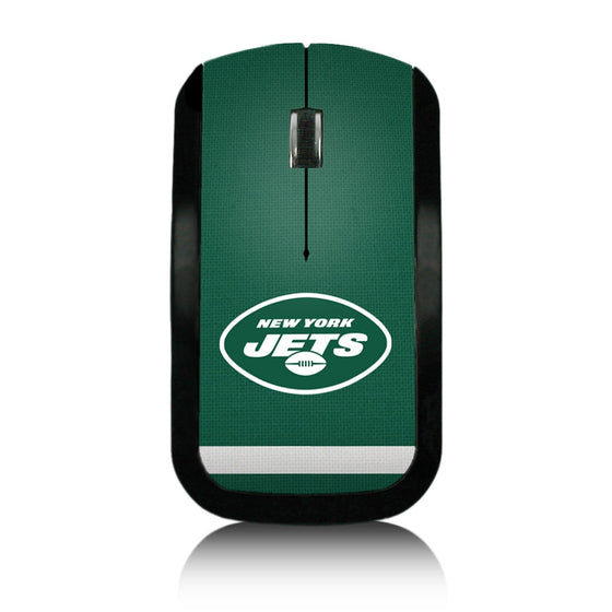 New York Jets Stripe Wireless USB Mouse - 757 Sports Collectibles