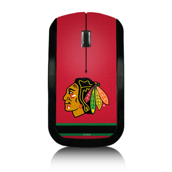 Chicago Blackhawks Stripe Wireless Mouse-0