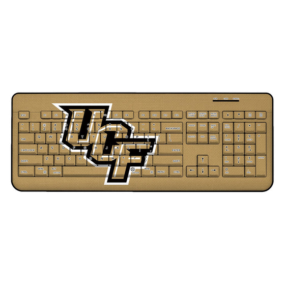 Central Florida Golden Knights Solid Wireless USB Keyboard-0